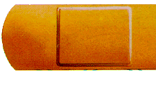 large horizontal plaster fragment